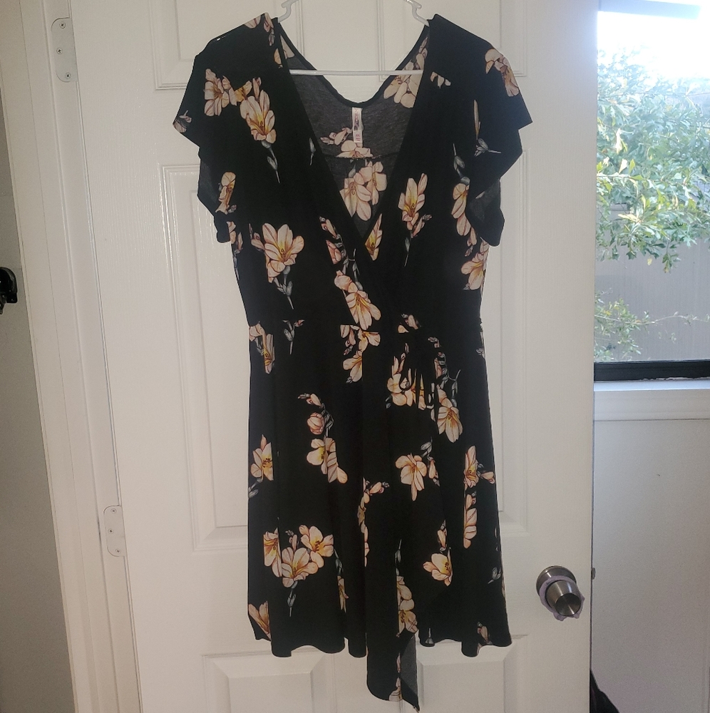 Floral V-Neck Dress